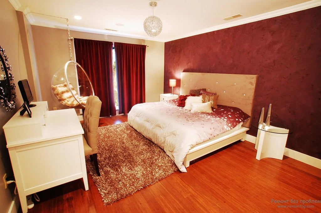 Red Bedroom - Traci Rauner Design