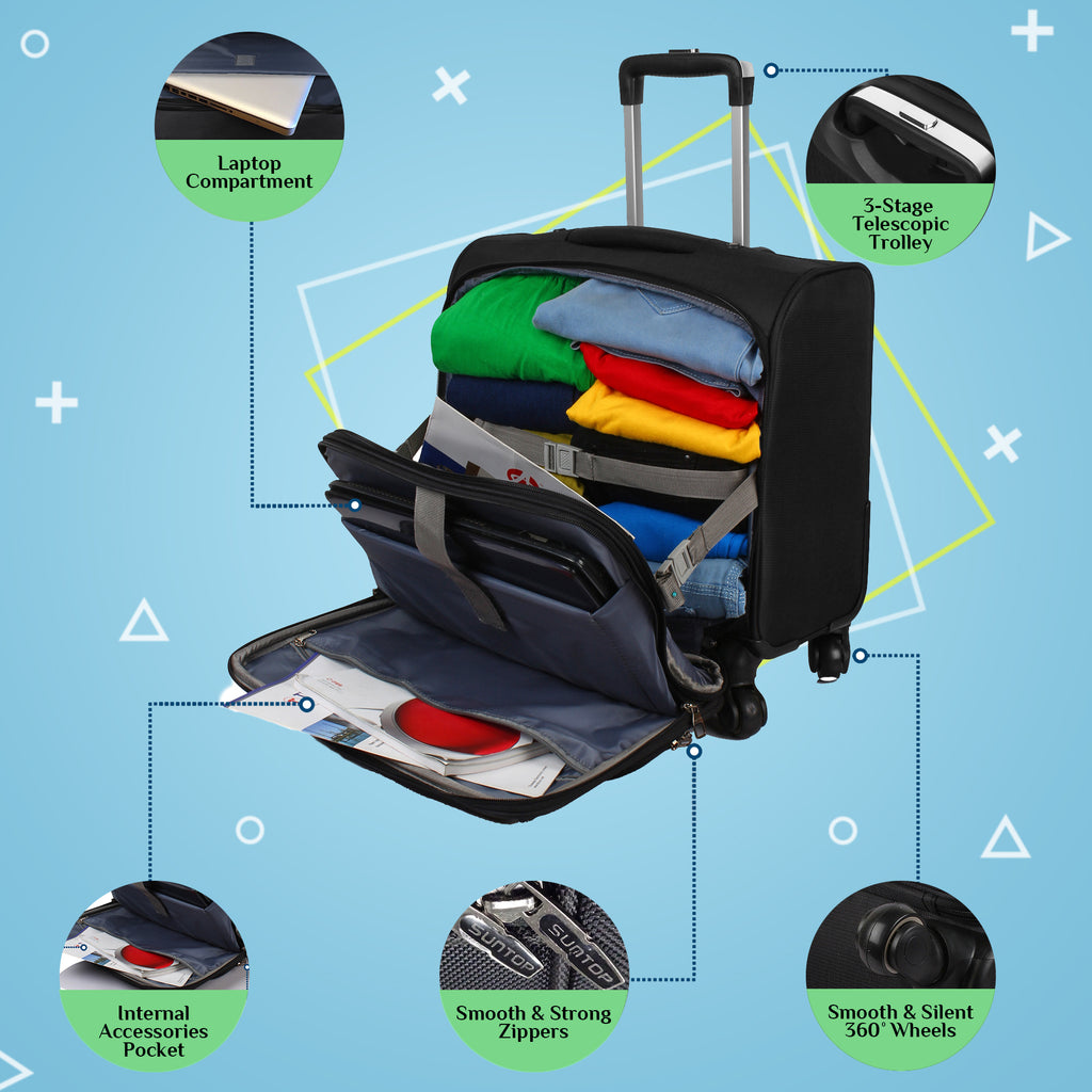 360 degree trolley bag