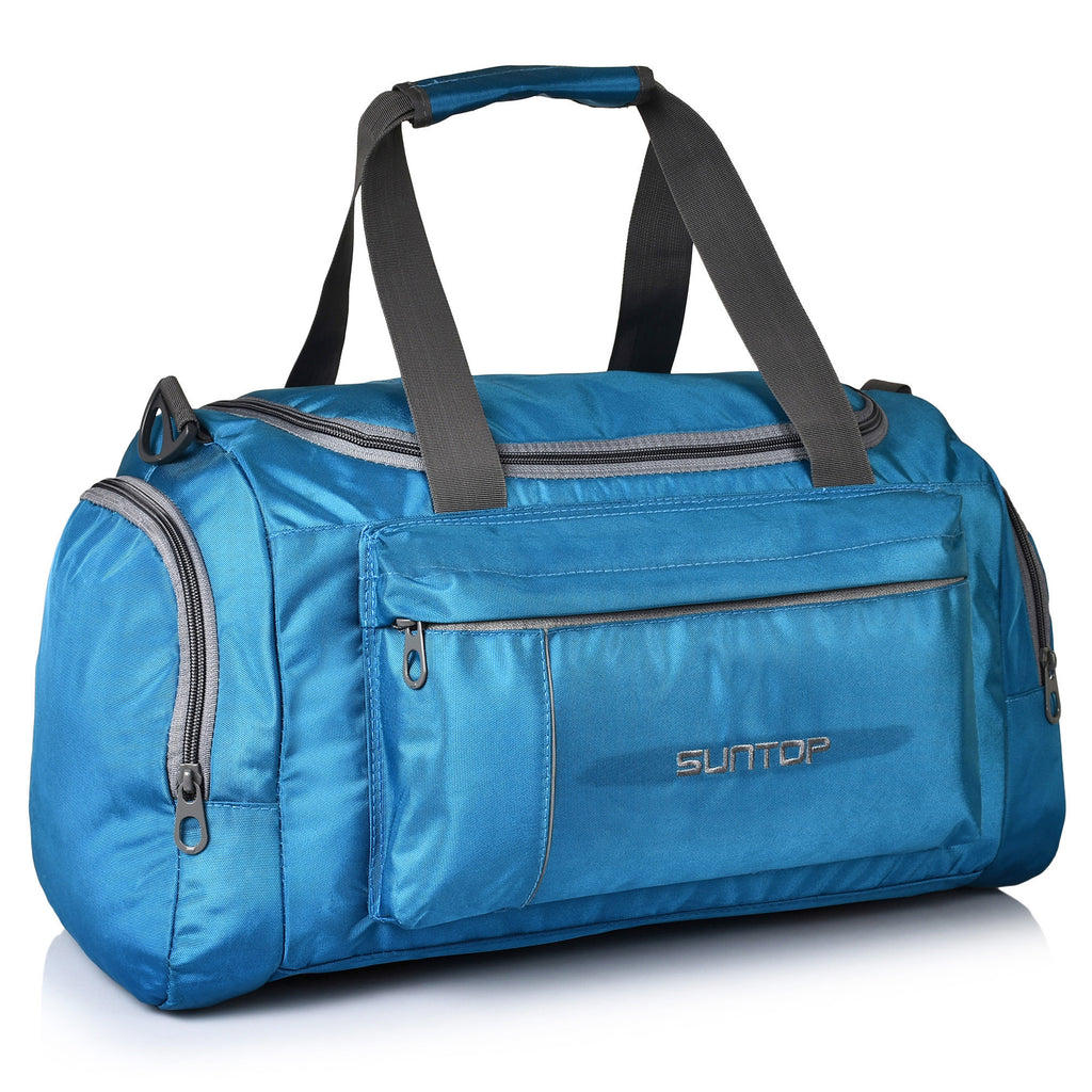 Suntop Alive 40 Litres/20 Inch Gym / Travel Duffel Bag (Turquoise Blue