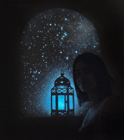 Esther Iranyi glow in the dark artist 2012