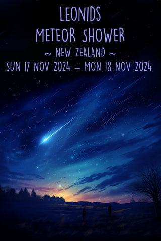 leonids, new zealand shooting star meteor shower