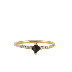 Jennie Kwon Black Diamond Equilibrium Point Ring