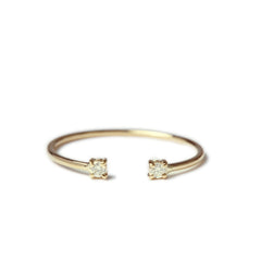 Jennie Kwon Diamond Cuff Ring