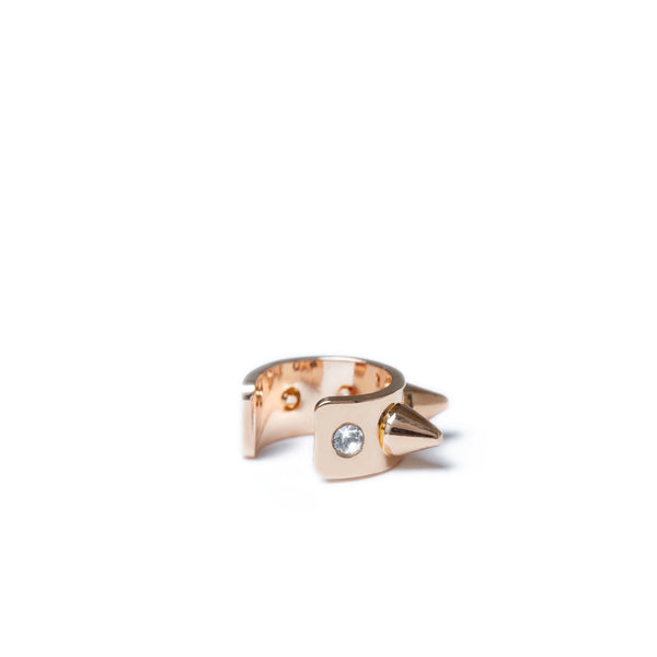 Rose Gold Spike Earcuff | Designer Earrings | Maria Francesca Pepe ...