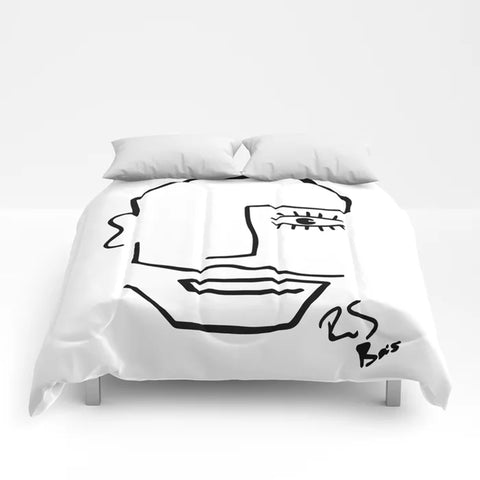 Rudy Bois Comforters Art print - Home decor