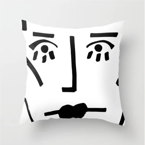 Rudy Bois Throw pillow Art print - Home decor