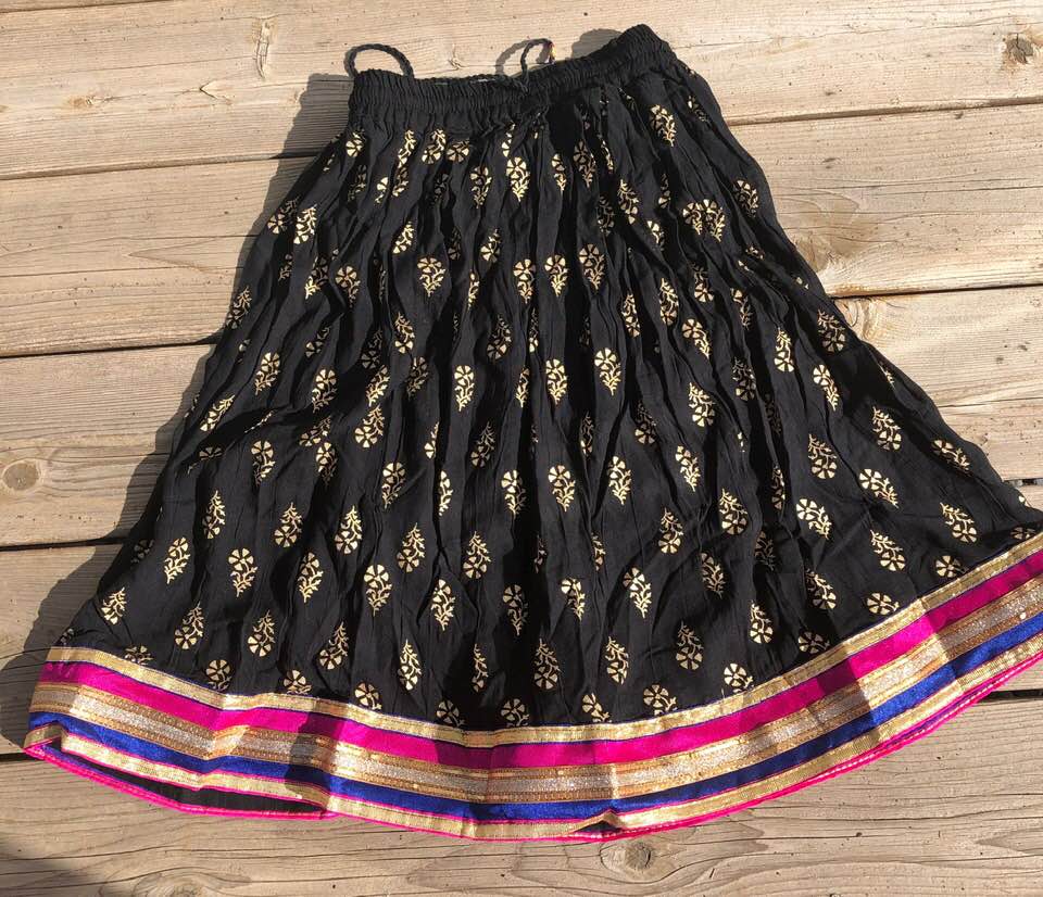 knee length skirts cotton