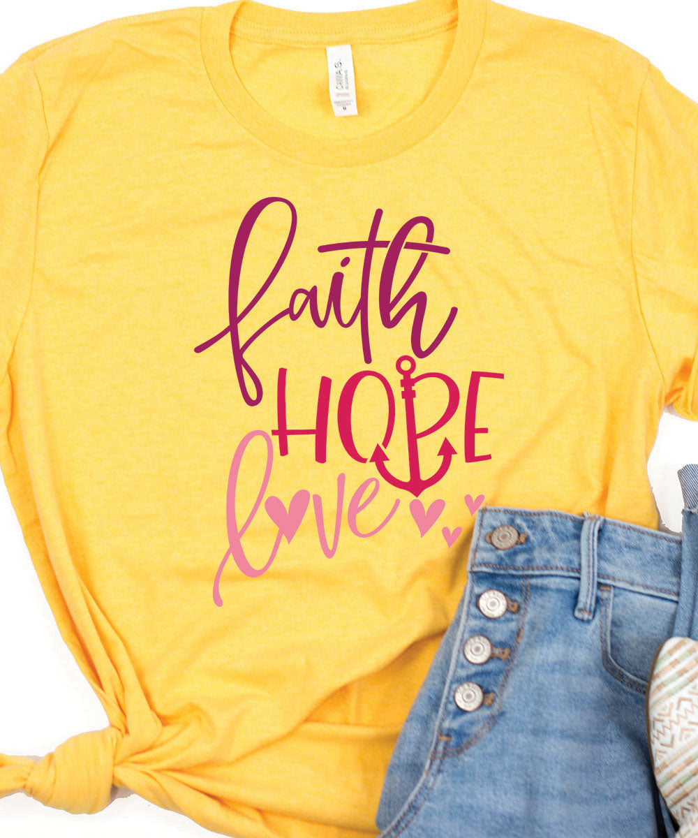 Faith. Hope. Love. Christian T-shirts | CMTEES – The Christian Movement ...