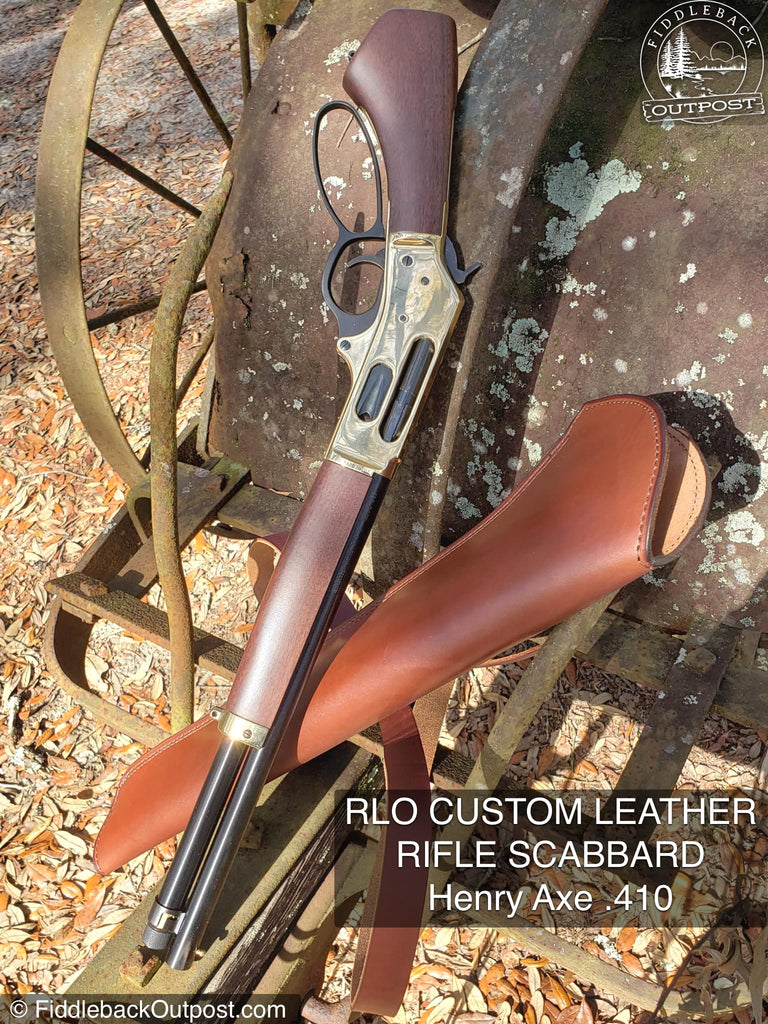Henry Axe .410 Backpack Scabbard by RLO Custom Leather