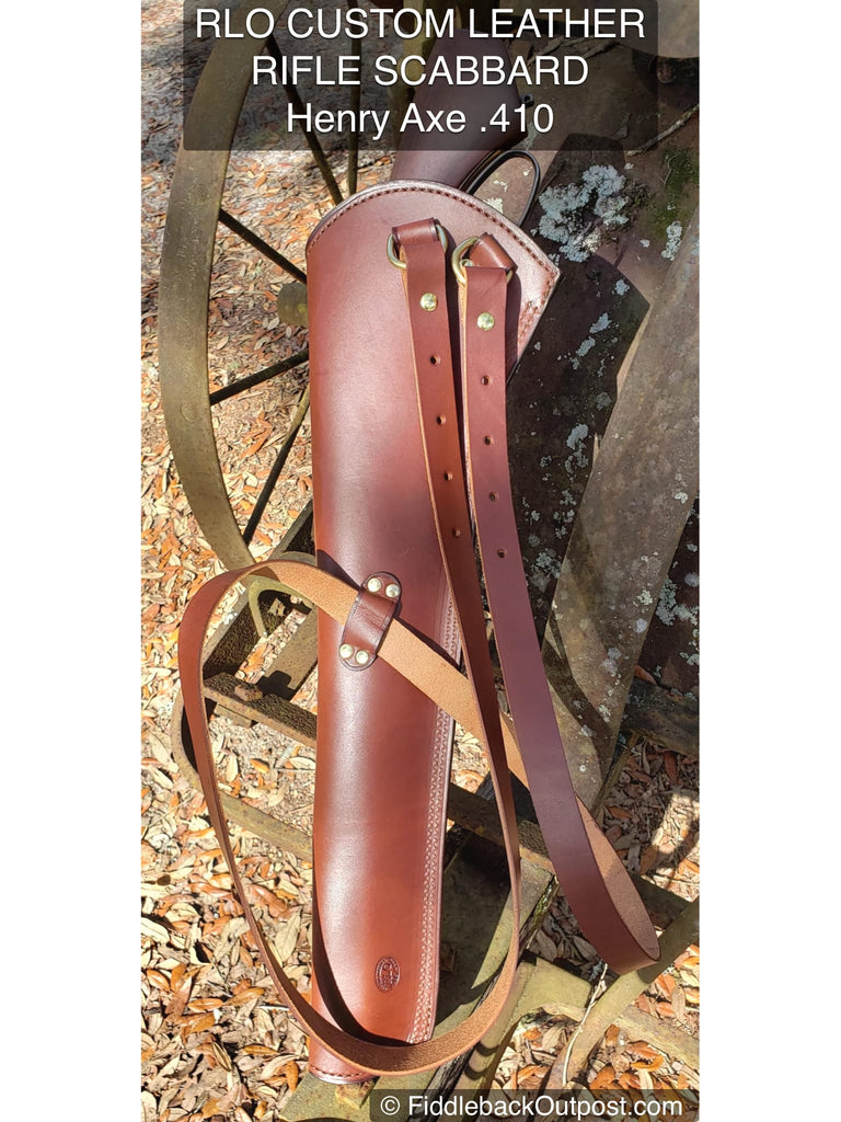 Henry Axe .410 Backpack Scabbard by RLO Custom Leather