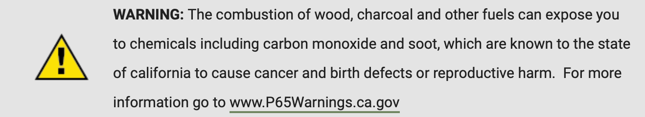 Prop65 Warning