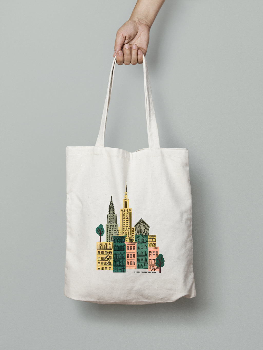 HAPPY NY TOTE BAG – PINKY PILOTS NEW YORK