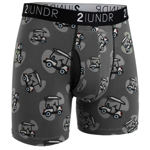 2UNDR - Printed Swing Shift Boxer Space Golf