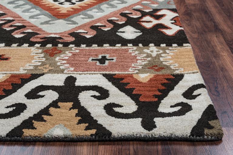 Rizzy Home Area Rugs Southwest Area Rugs SU-8104 Multi Hand Tufted 100% Wool From India