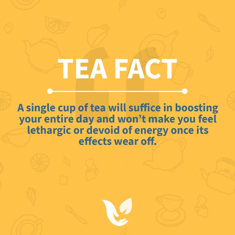 Tea boosts energy