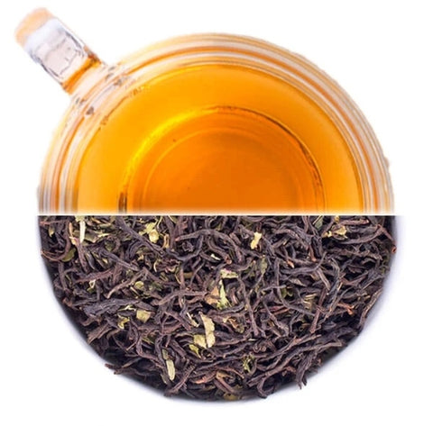 Zen Mint black tea infusion