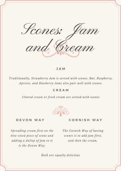 Scones: Jam and Cream