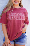 Arkansas Baseball Outline Tee