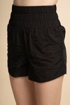 Wide Band Shorts - Black