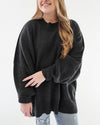Cambrie Sweater in Charcoal +