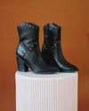 Black Nevada Studded Booties