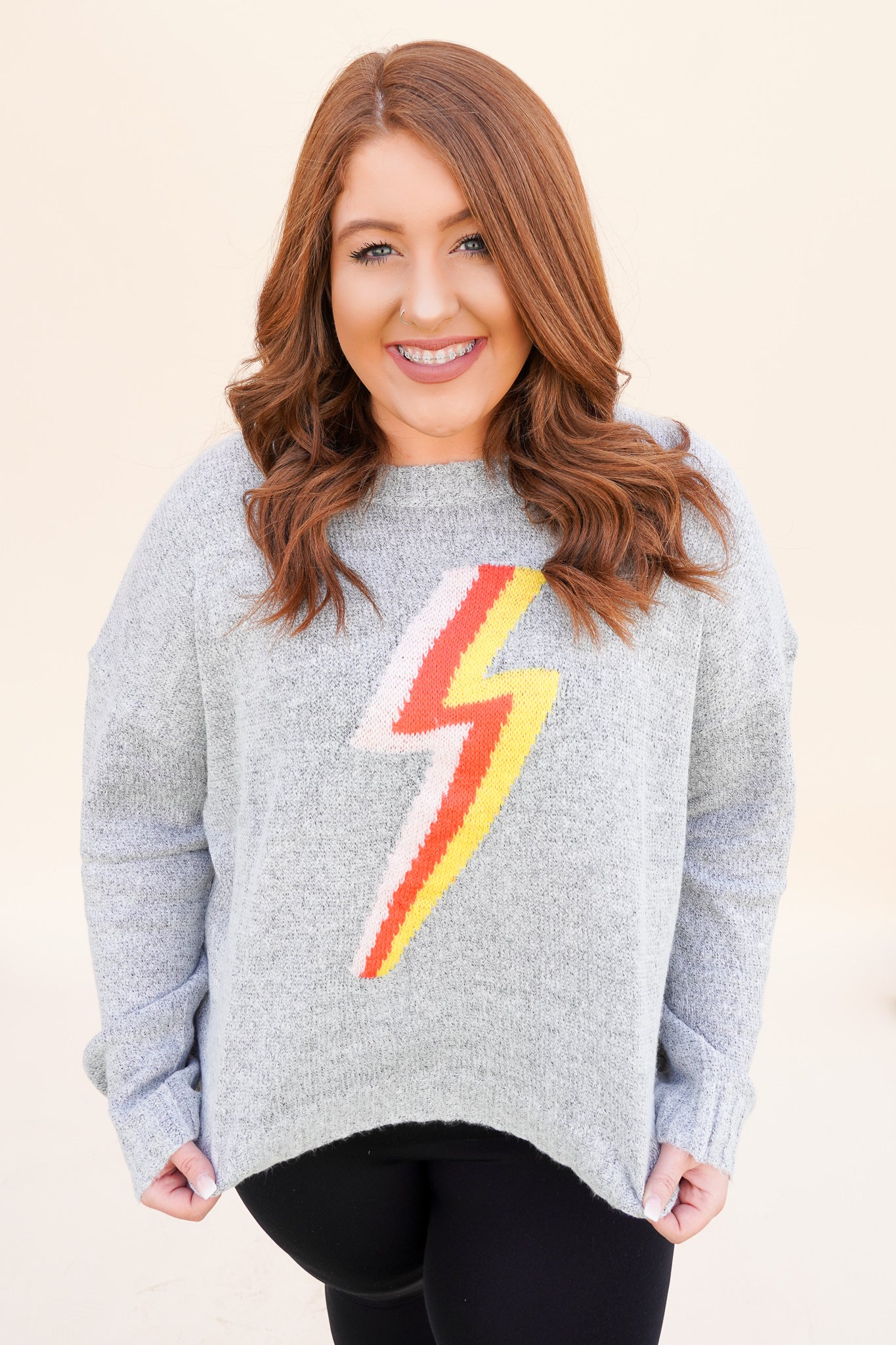 lightning bolt sweater