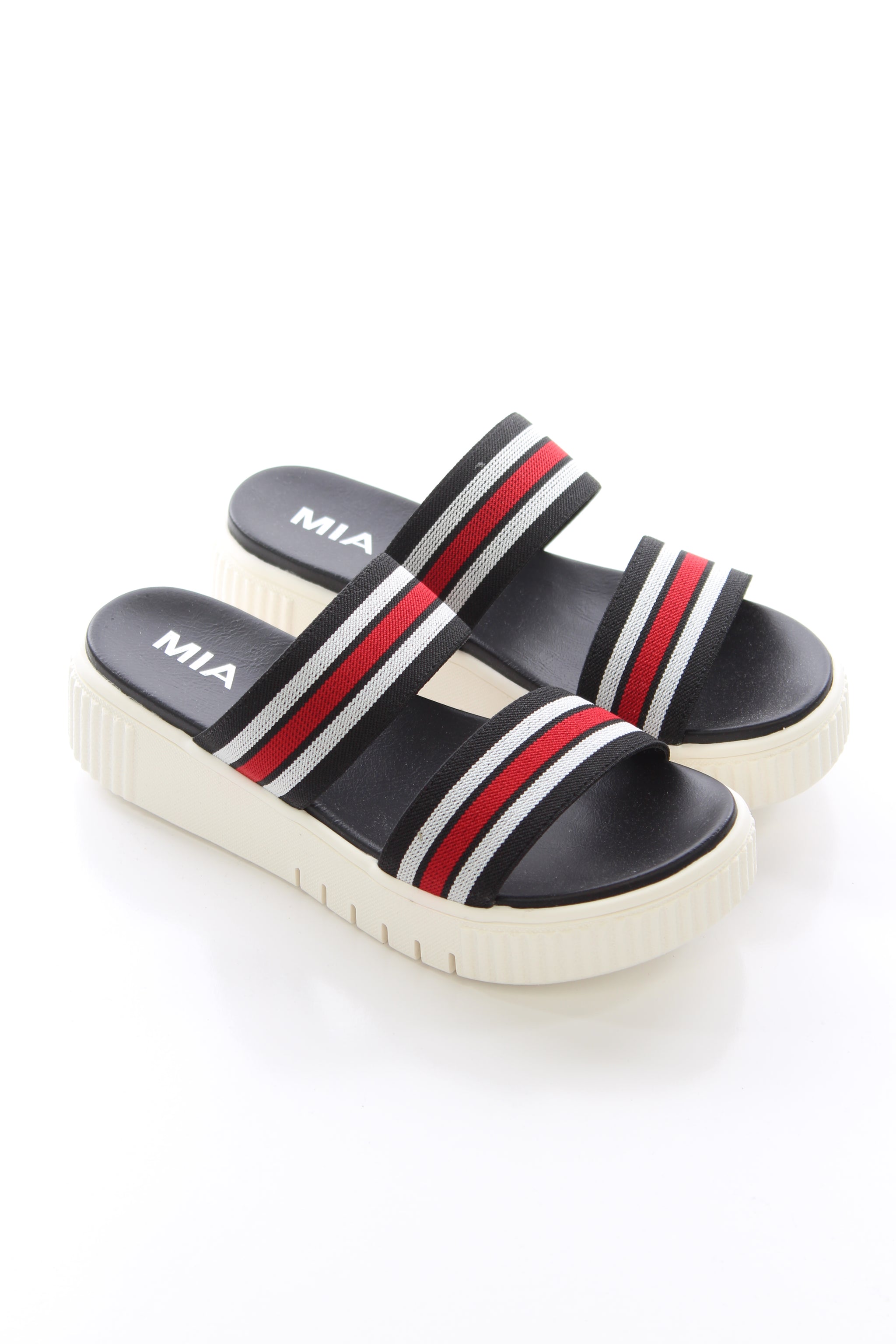 mia red sandals