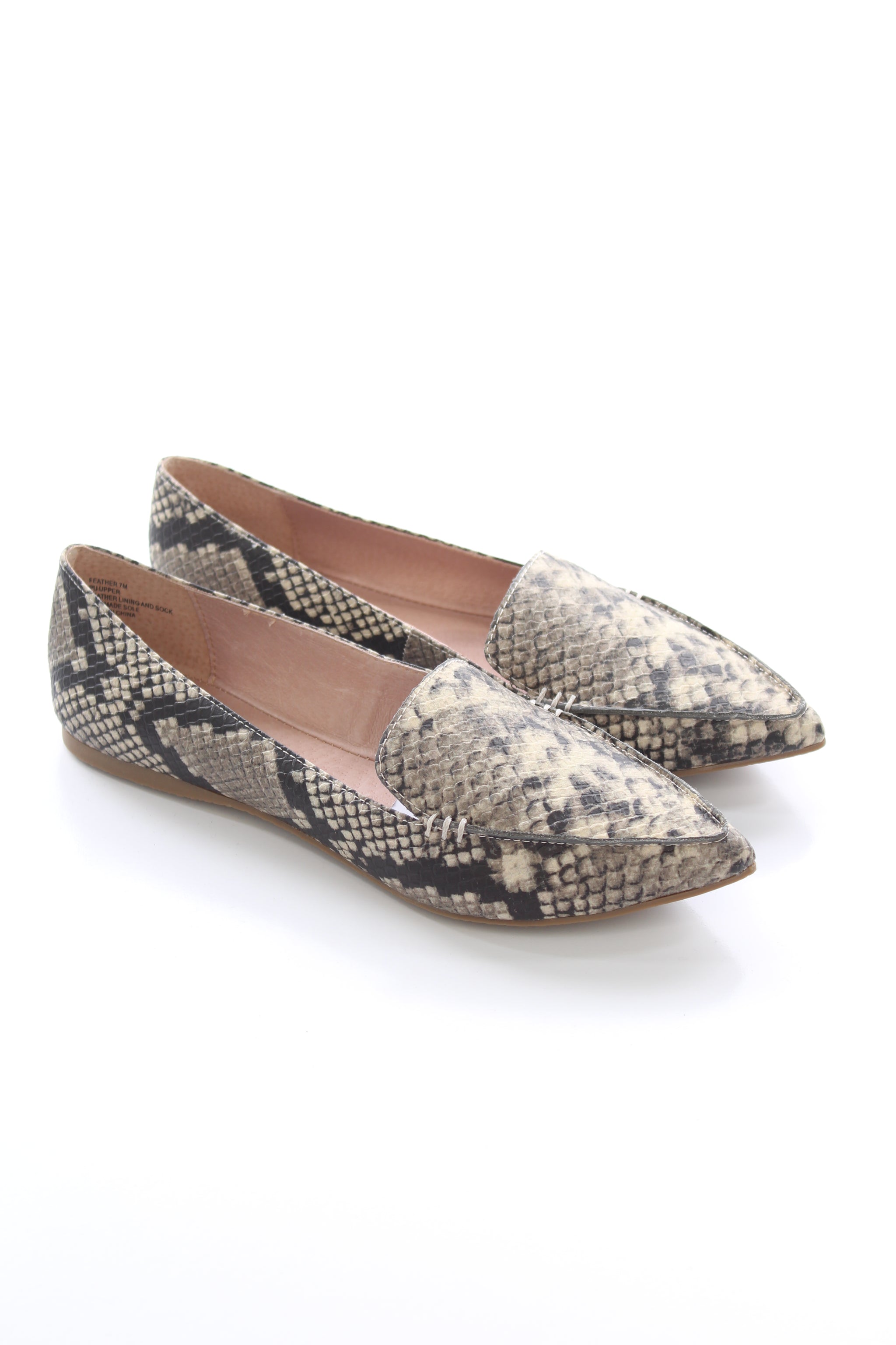 steve madden snake loafers