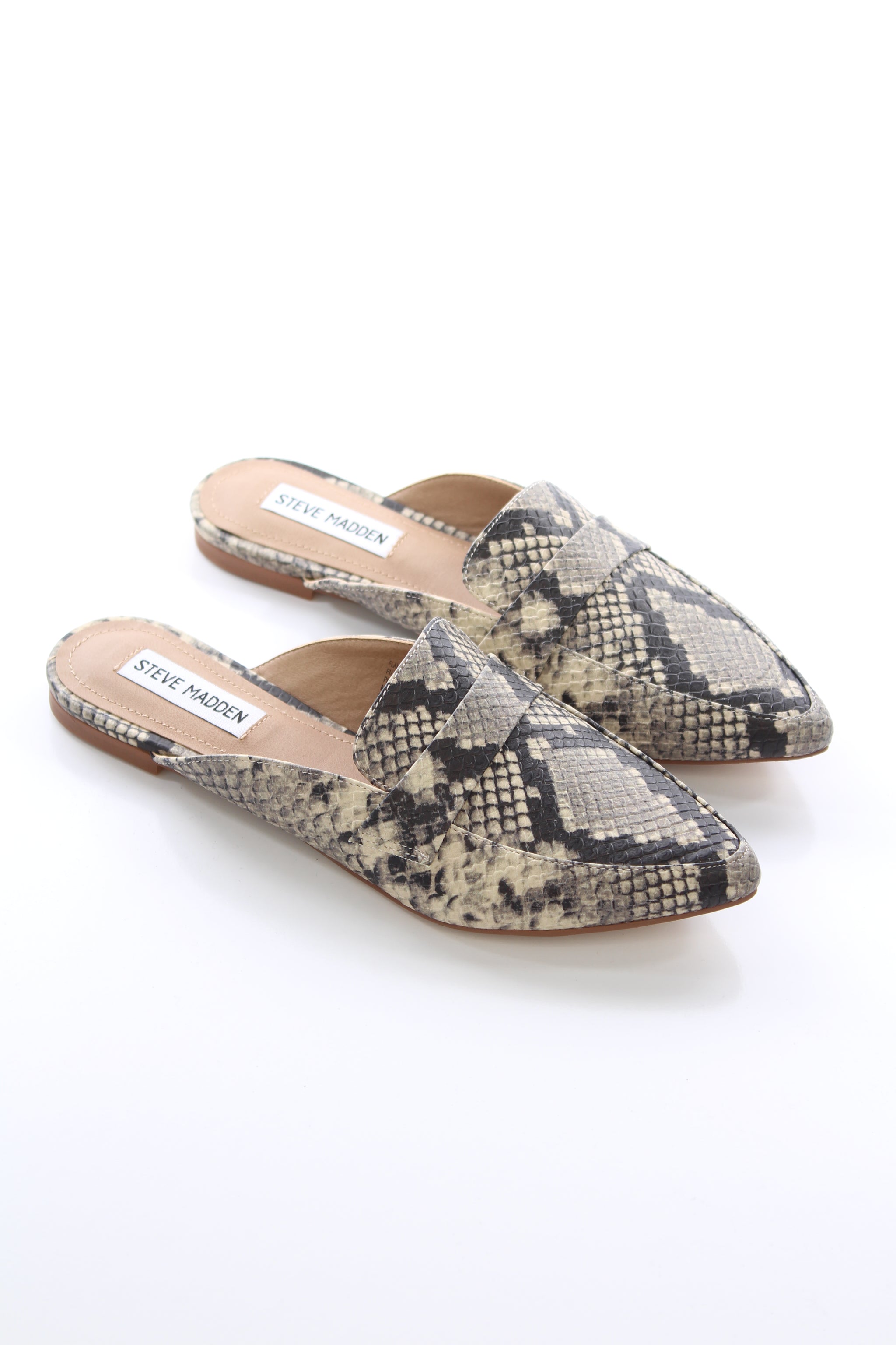 steve madden snake mules