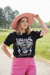 Black Rock & Roll Tour America Graphic Top