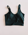 Aligned Performance Cropped Tank Top- Green