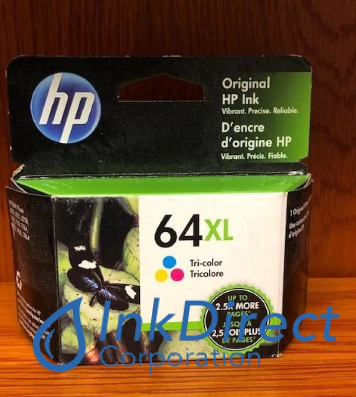 Hp N9j91an 64xl Ink Jet Cartridge Tri Color Ink Direct Corporation 4319