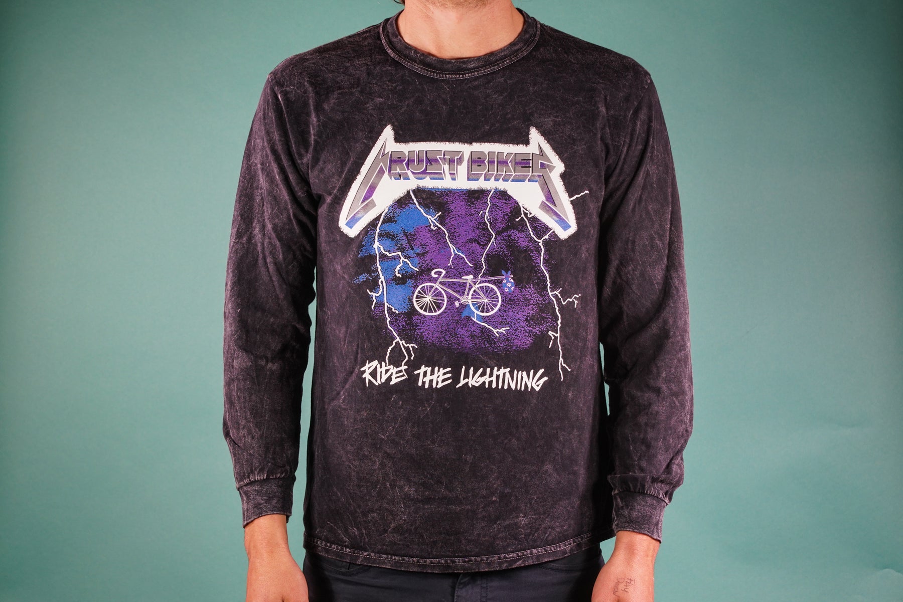 Ride the Lightning Long Sleeve – Crust Bikes