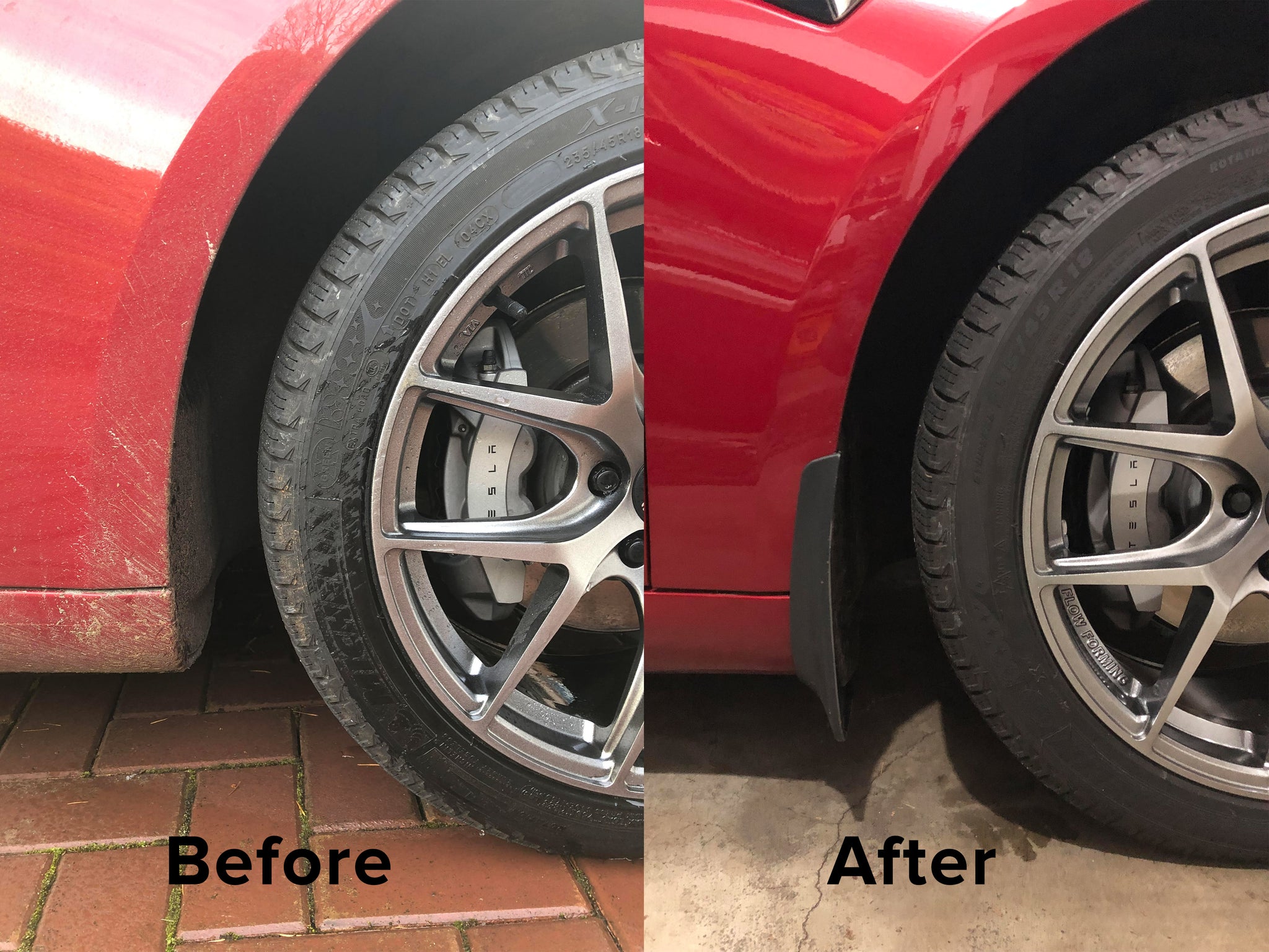 tesla model 3 mud flaps