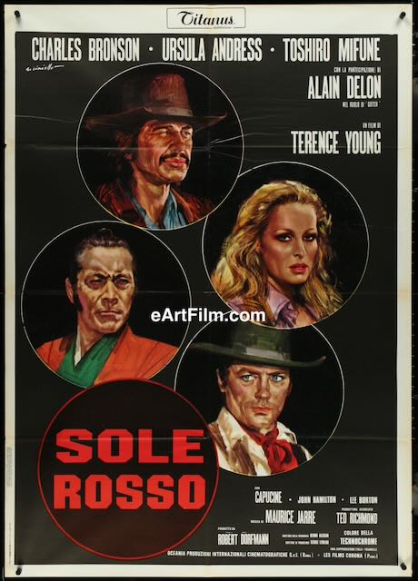 Red Sun 1972 Bronson Toshiro Mifune Ursula Andress & Alain Del – eArtFilm.com