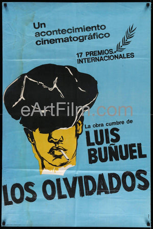 eArtFilm.com Argentina (28"x43") Los Olvidados R1960s/1950 28x42 RARE Argentinean Movie Poster