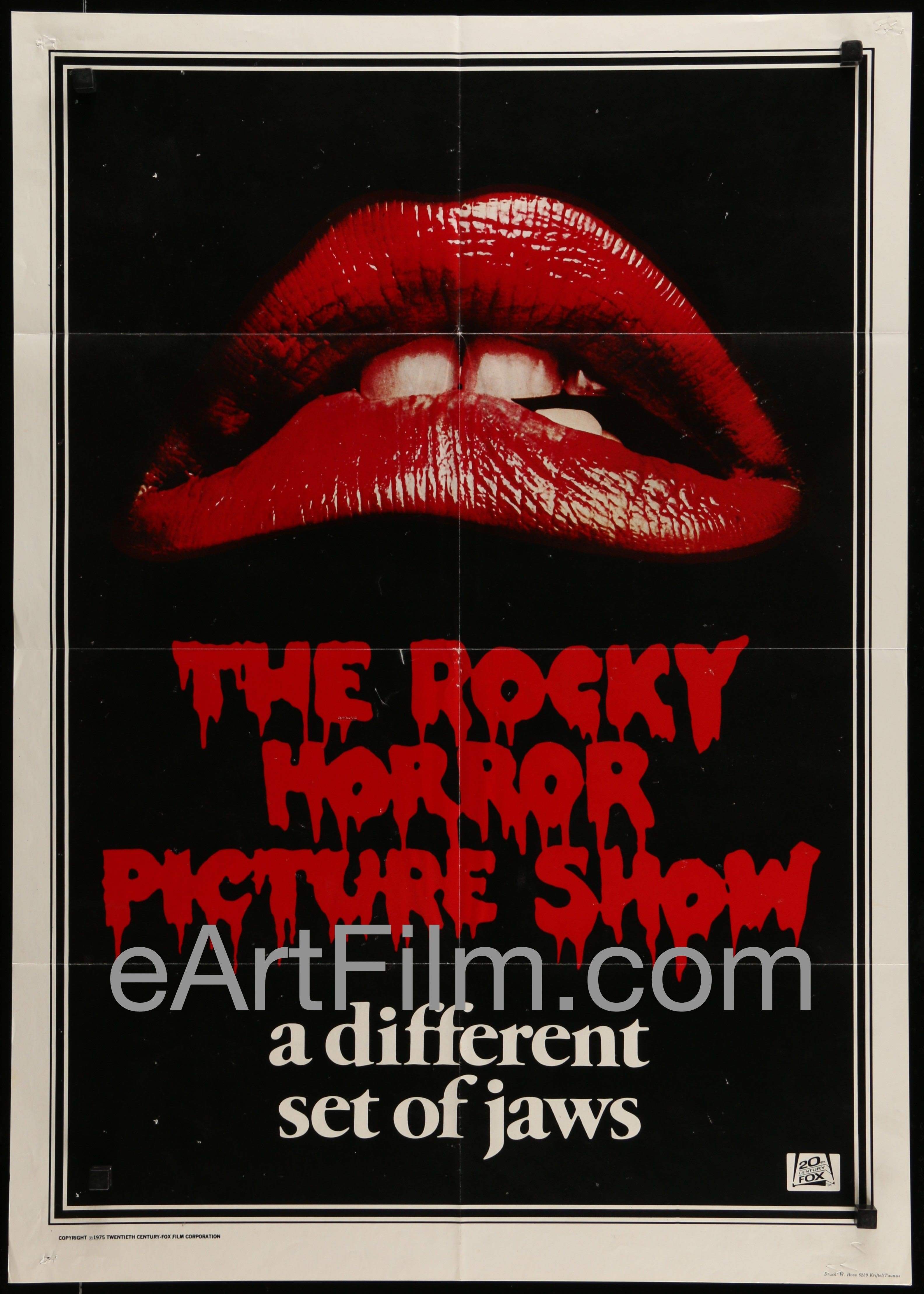 Rocky Horror Picture Show 1977 23x33 German Teaser A1 Movie Poster