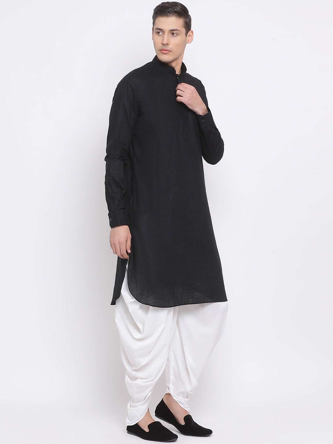 white and black pathani