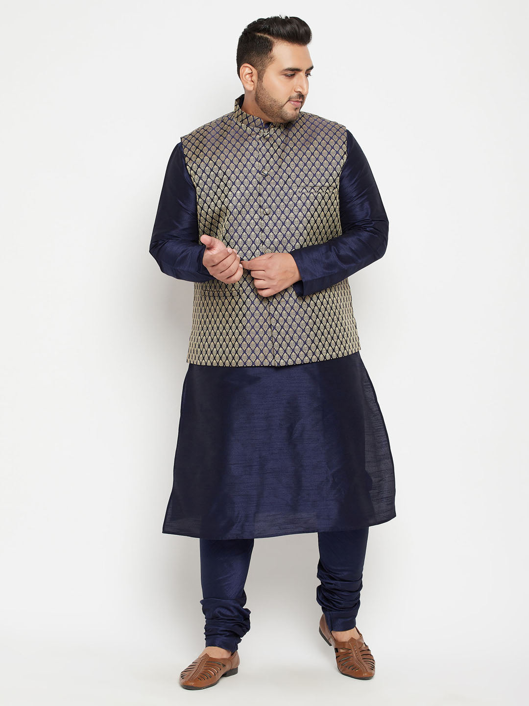 SWARAJ KURTA SET + SWARAJ NEHRU JACKET – JODI