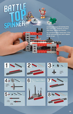 klutz lego chain reactions science & building kit
