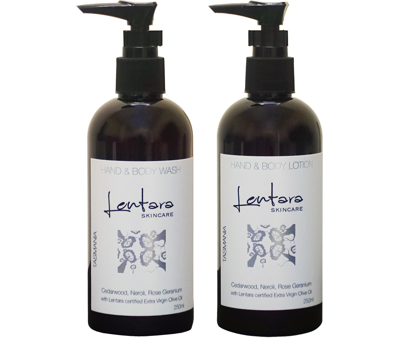 body wash and lotion