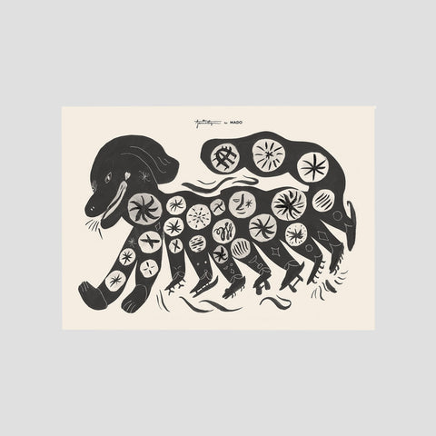 Chinese Dog Print | Paper Collective | Insidestore