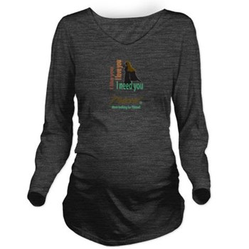 Mom Looking for Thizzel Long Sleeve Maternity T-Shirt