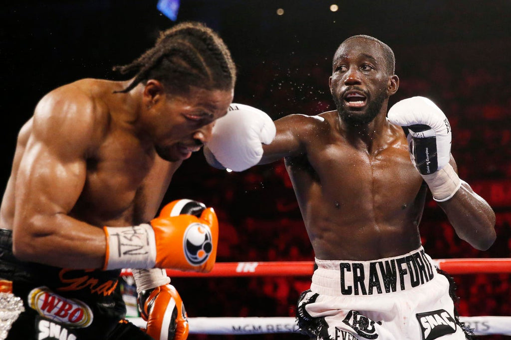 Terence Crawford became the first fighter to stop Shawn Porter (Image: AP Photo).