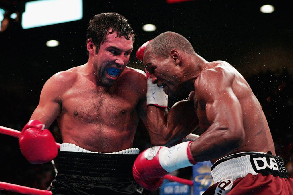 Bernard Hopkins mastered the shoulder roll as part of his old-school style (Image: Getty).