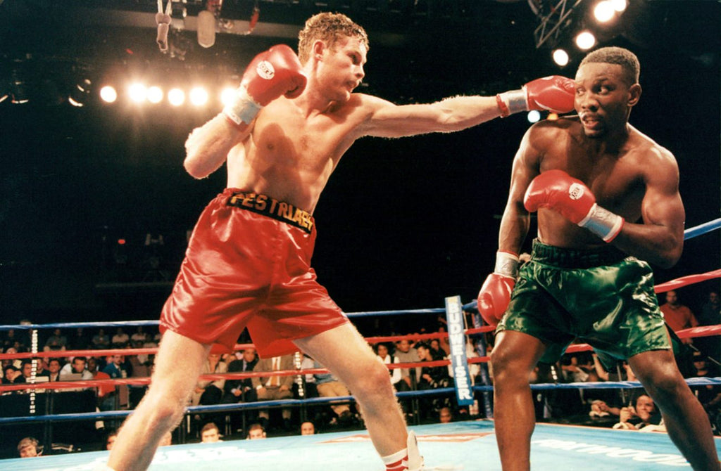 Pernell Whitaker was arguably the best defensive boxer in history (Image: Yahoo News).