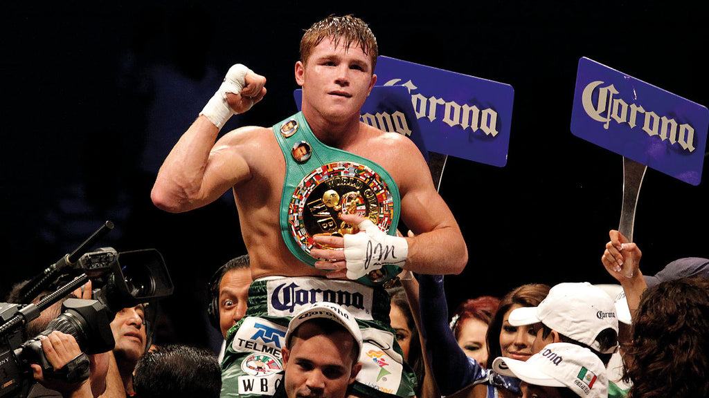 Canelo beats Hatton to become world champion for the first time (Image: Getty).