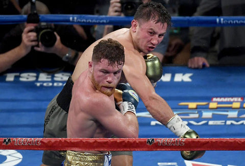 GGG overhand right Canelo