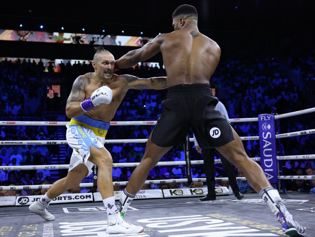 Usyk earned a second victory over Joshua in Jeddah (Image: Matchroom Boxing).