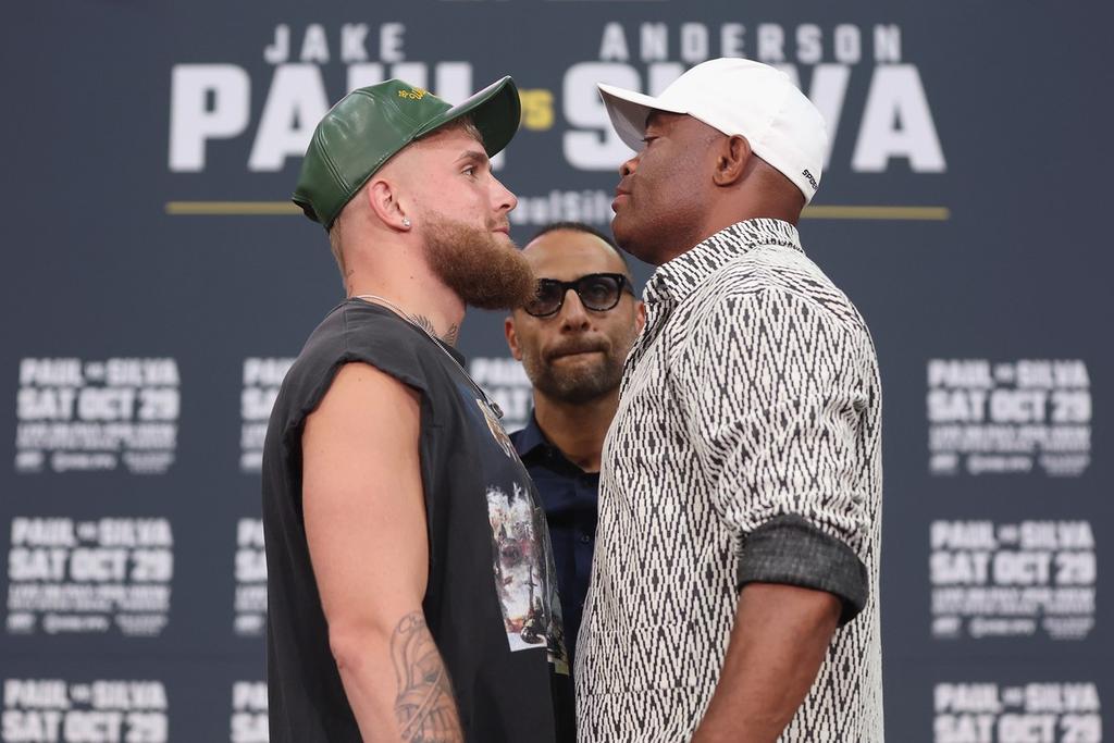 Jake Paul will face Anderson Silva next in the ring (Image: Christian Petersen/Getty Images).